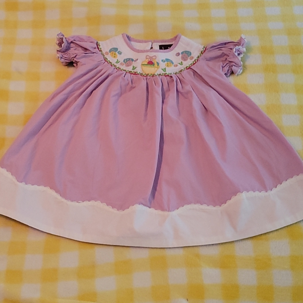 Baby Easter Smocked Dress